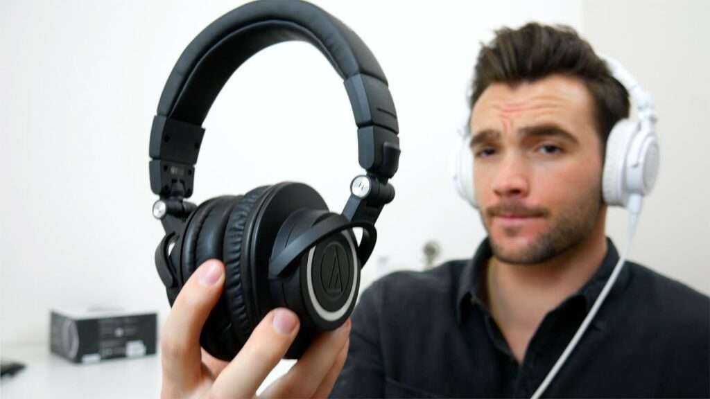 Audio-technica over-ear headphones